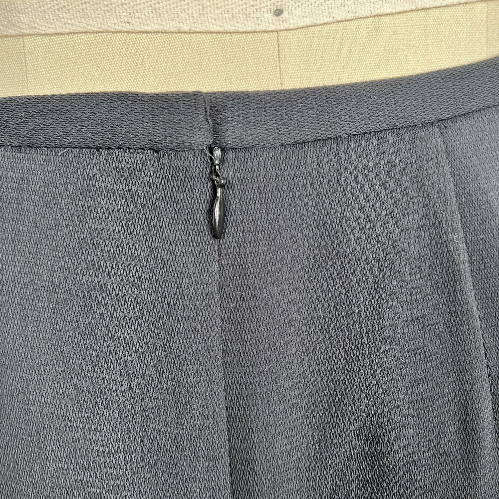 NEW! Vintage Tailor‎ B Moss Black Pencil Skirt Size 10 Preppy Dark Academia USA - Picture 7 of 11